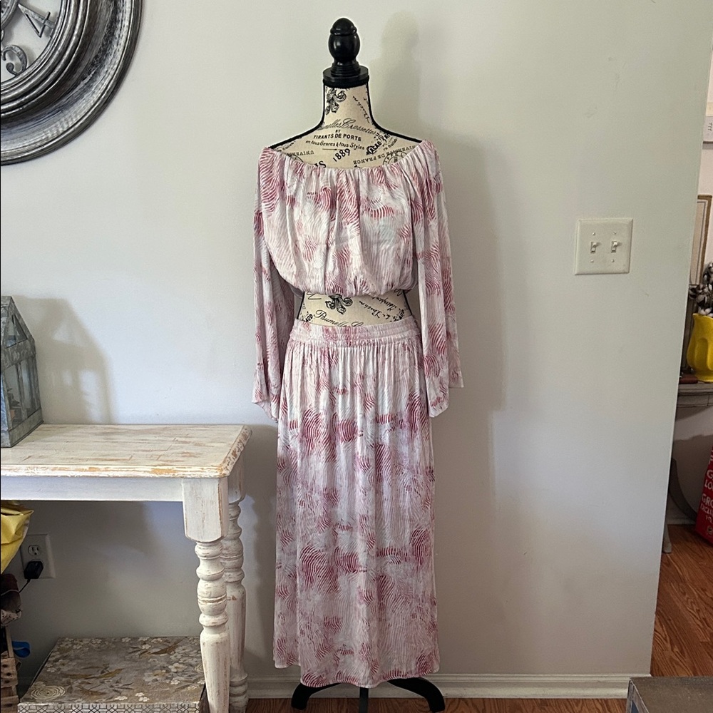 Dynamite Tie Dye 2pc Top & Skirt Set Women's size M/L